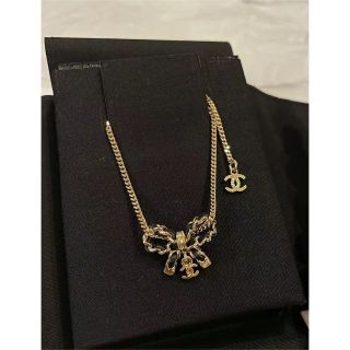 6582☆シャネル B20C ロゴ レザー ネックレス レディース ...