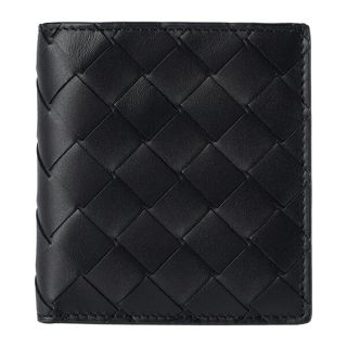 ボッテガヴェネタ(Bottega Veneta)の新品 ボッテガヴェネタ BOTTEGA VENETA 2つ折り財布 バイフォールド ブラック 黒(折り財布)