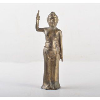 仏教美術　古銅鍍金　誕生仏　仏像　C　R5198(金属工芸)