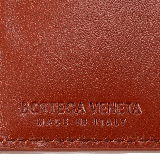 Bottega Veneta(ボッテガヴェネタ)の新品 ボッテガヴェネタ BOTTEGA VENETA 2つ折り財布 ミニウォレット ロースト メンズのファッション小物(折り財布)の商品写真