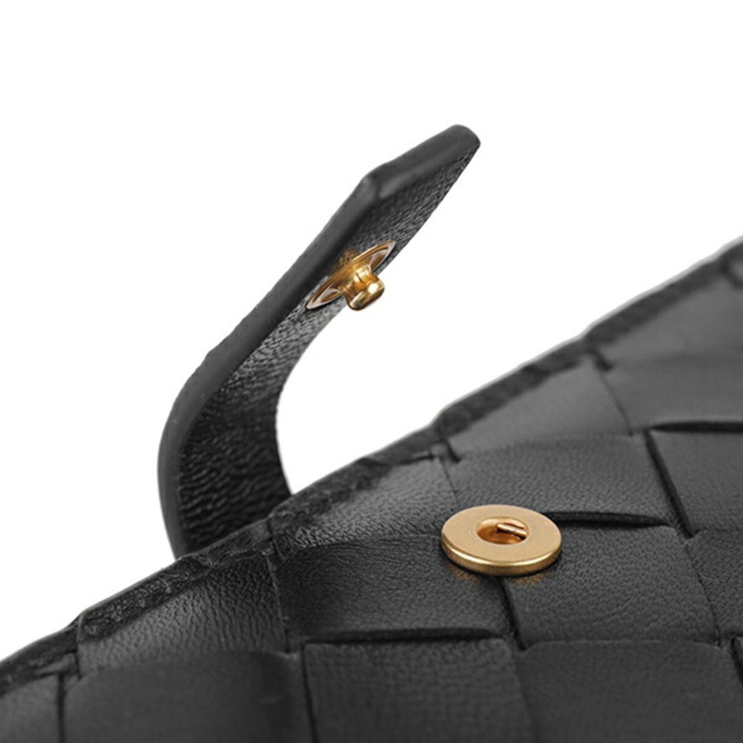 Bottega Veneta(ボッテガヴェネタ)の新品 ボッテガヴェネタ BOTTEGA VENETA 2つ折り財布 フレンチ ウォレット ネロ メンズのファッション小物(折り財布)の商品写真