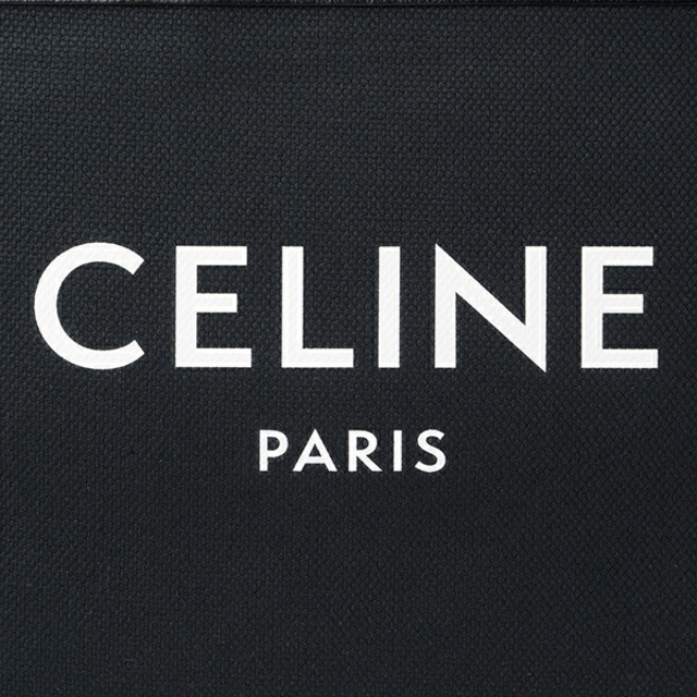 新品 セリーヌ CELINE クラッチバッグ コットン/レザー ブラック