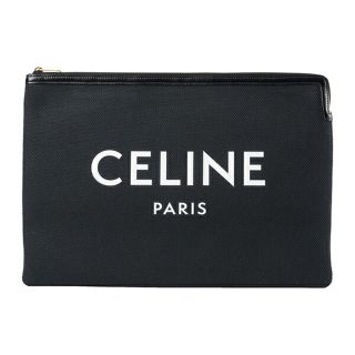 セリーヌ クラッチバッグ レザー 革 ブラック 黒 ゴールド金具 女性 レディース シンプル パーティ 上品 CELINE clutch bag leather black 21905