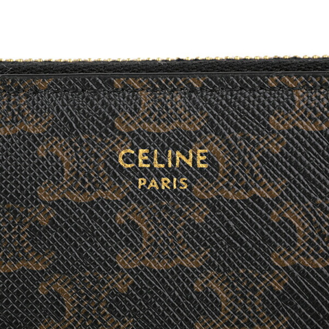 新品 セリーヌ CELINE 長財布 トリオンフ ブラック