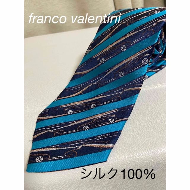 VALENTINI(バレンティーニ)の中古　franco valentini  クルマ柄　ネクタイ　車 メンズのファッション小物(ネクタイ)の商品写真