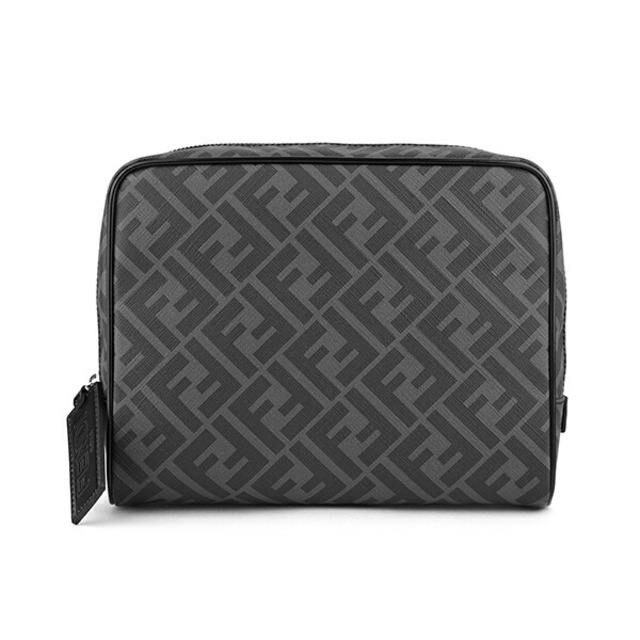 FENDI CLUTCH SLIM BLACK +PALLADIUM