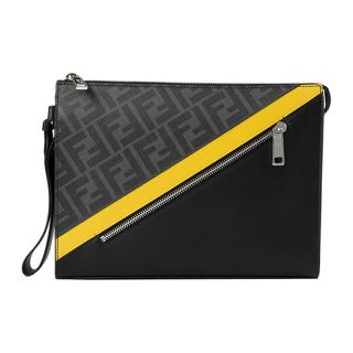 フェンディ(FENDI)の新品 フェンディ FENDI クラッチバッグ ファン フォーマル ネロ/サンフラワー(クラッチバッグ)