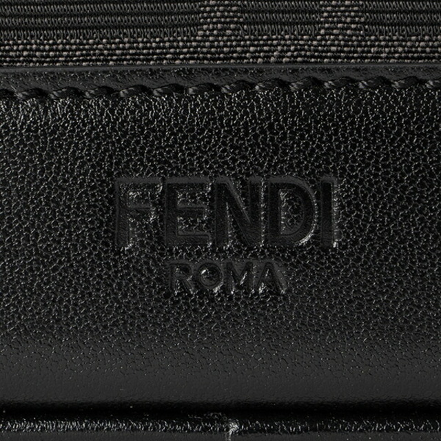 FENDI(フェンディ)の新品 フェンディ FENDI ウエストポーチ・ボディバッグ FFジャガード アスファルト メンズのバッグ(ボディーバッグ)の商品写真