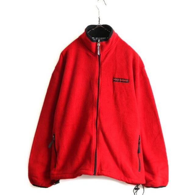 90s USA製 □ POLO SPORT ラルフローレン フリース ジャケット 【SALE