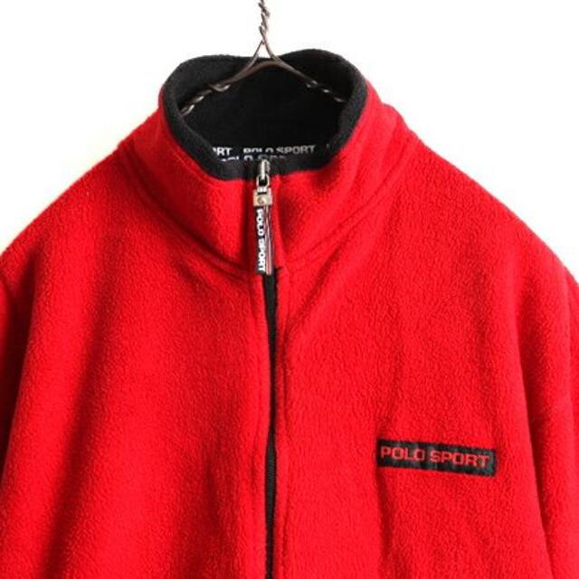 90s USA製 ■ POLO SPORT ラルフローレン フリース ジャケット