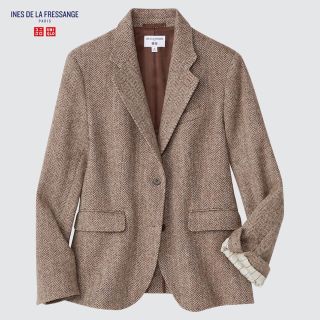 ユニクロ(UNIQLO)のINES DE LA FRESSANGE× UNIQLO ツイード ジャケット(テーラードジャケット)