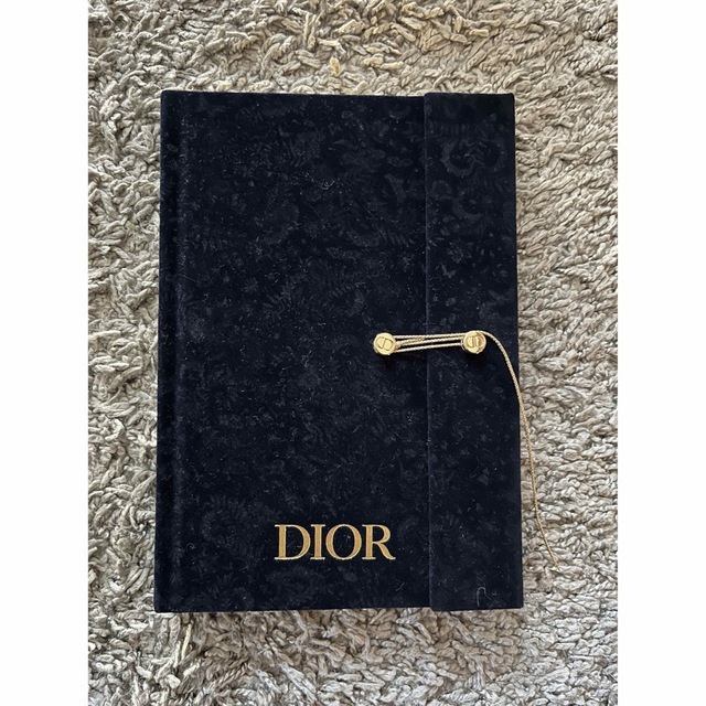 Dior(ディオール)のDior ベロアノート インテリア/住まい/日用品の文房具(ノート/メモ帳/ふせん)の商品写真