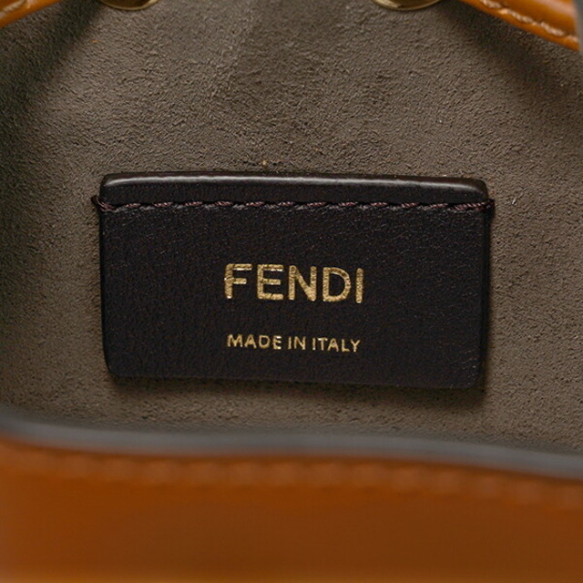 FENDI(フェンディ)の新品 フェンディ FENDI ハンドバッグ モン トレゾール ブラウン 茶 レディースのバッグ(ハンドバッグ)の商品写真