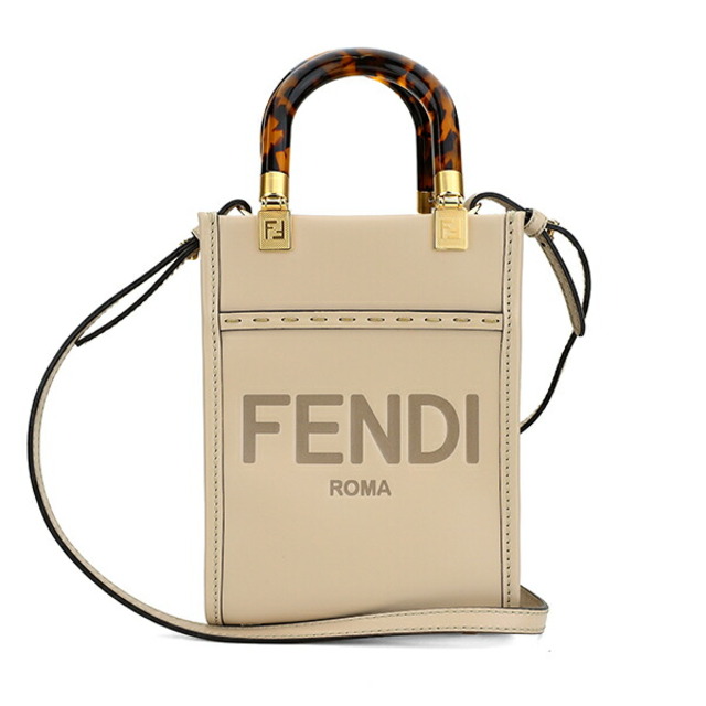 新品 フェンディ FENDI ショルダーバッグ サンシャイン クラウド/オロソフトカーフレザーオープン式開閉外側