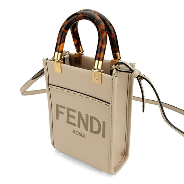 新品 フェンディ FENDI ショルダーバッグ サンシャイン クラウド/オロソフトカーフレザーオープン式開閉外側