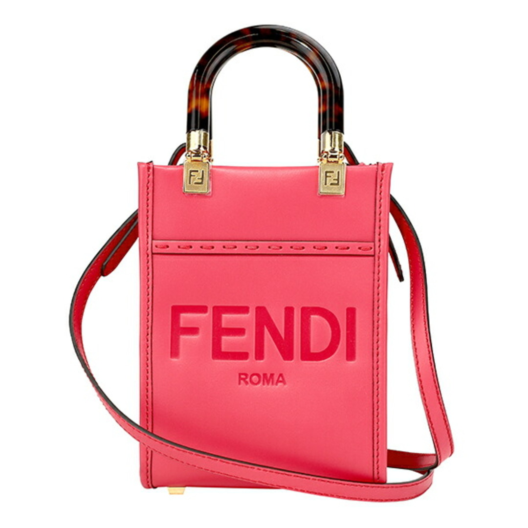 新品 フェンディ FENDI ショルダーバッグ ミニ サンシャイン ショッパー ピンク