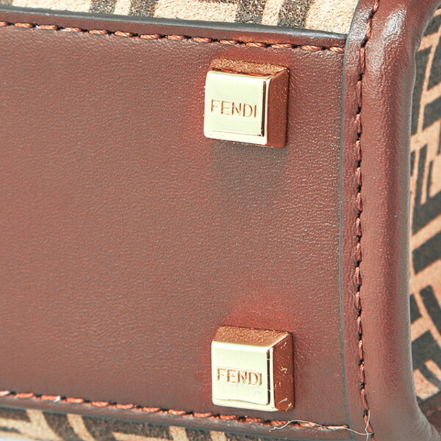 FENDI(フェンディ)の新品 フェンディ FENDI ショルダーバッグ ミニ サンシャイン ブラウン系 茶 ベージュ レディースのバッグ(ショルダーバッグ)の商品写真