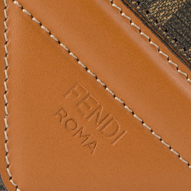 FENDI(フェンディ)の新品 フェンディ FENDI キーケース ブラウンファブリック タバコモレスコ/クオイオ レディースのファッション小物(キーケース)の商品写真