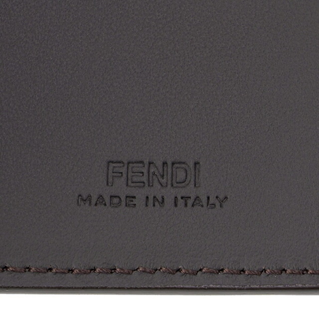 FENDI(フェンディ)の新品 フェンディ FENDI キーケース ブラウンファブリック タバコモレスコ/クオイオ レディースのファッション小物(キーケース)の商品写真