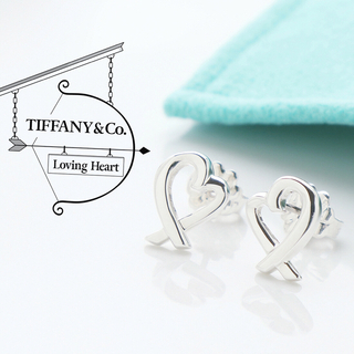ティファニー(Tiffany & Co.)のハレルヤ様専用 TIFFANY&Co. ラヴィングハート 925 ピアス(ピアス)