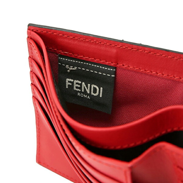 FENDI - 新品 フェンディ FENDI 2つ折り財布 バッグ バグズ アイ ネロ
