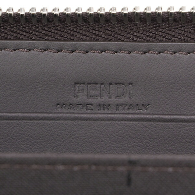 FENDI(フェンディ)の新品 フェンディ FENDI 長財布 ブラックレザー クオイオ/エバノ レディースのファッション小物(財布)の商品写真