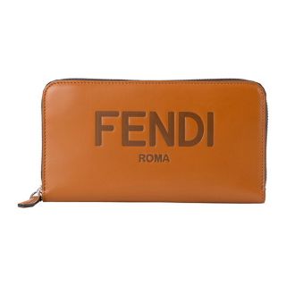 フェンディ(FENDI)の新品 フェンディ FENDI 長財布 ブラックレザー クオイオ/エバノ(財布)