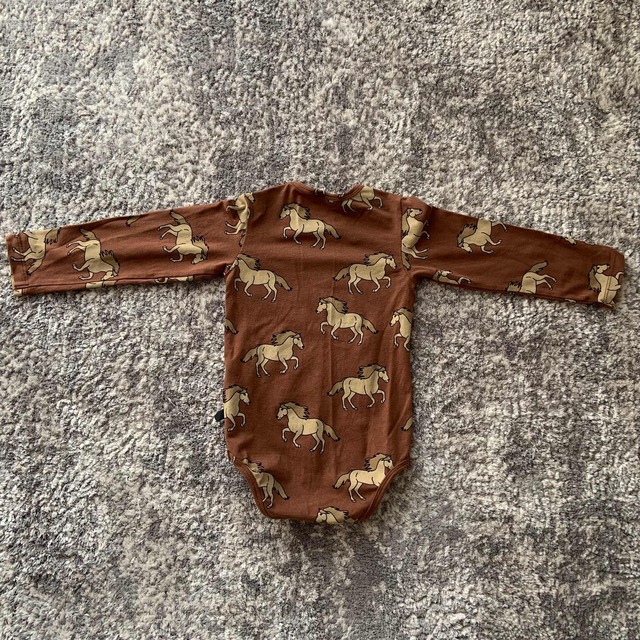 Caramel baby&child (キャラメルベビー&チャイルド)のCarlijnQ / Wild Horses  Bodysuit キッズ/ベビー/マタニティのベビー服(~85cm)(ロンパース)の商品写真