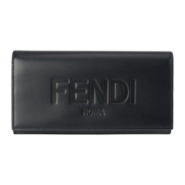 新品 フェンディ FENDI 長財布 ブラックレザー ネロ