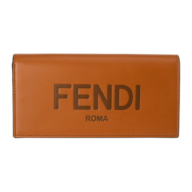 FENDI(フェンディ)の新品 フェンディ FENDI 長財布 ブラックレザー クオイオ/エバノ レディースのファッション小物(財布)の商品写真