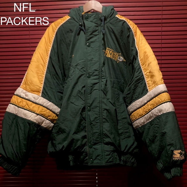STARTER - 【希少】NFL パッカーズ スタジャン 中綿 ナイロン