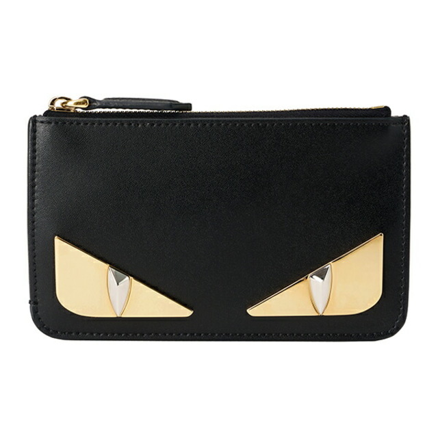 新品 フェンディ FENDI キーケース クレヨンズ ネロ/オロソフト 【年中
