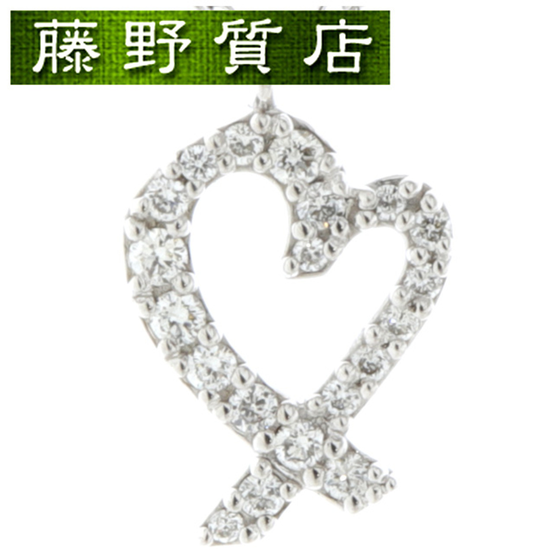 肌触りがいい ネックレス ダイヤ ラビングハート TIFFANY ティファニー