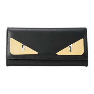 フェンディ(FENDI)の新品 フェンディ FENDI 長財布 クレヨンズ ネロ/オロソフト(財布)