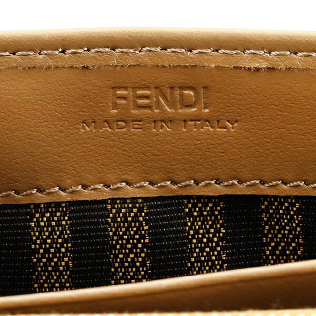 新品 フェンディ FENDI 長財布 バゲット ブラウン系 茶