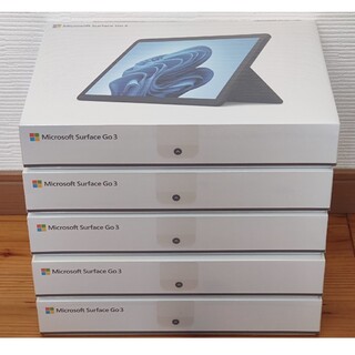 マイクロソフト(Microsoft)の未開封新品　Surface Go 3 8VA-00030　５台セット(タブレット)