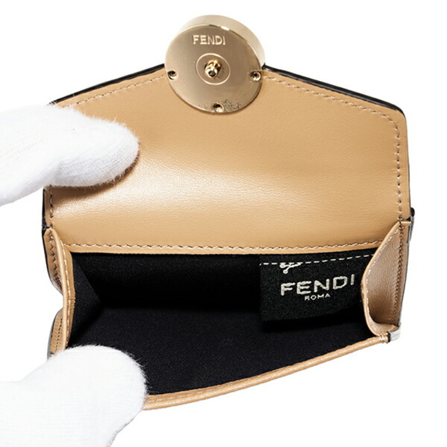 FENDI(フェンディ)の新品 フェンディ FENDI 3つ折り財布 エフ イズ フェンディ ミーレ/オロソフト レディースのファッション小物(財布)の商品写真