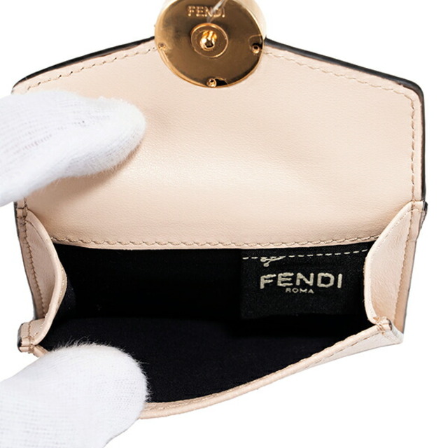 FENDI(フェンディ)の新品 フェンディ FENDI 3つ折り財布 エフ イズ フェンディ プードル レディースのファッション小物(財布)の商品写真