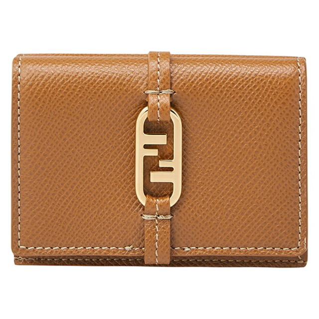 FENDI(フェンディ)の新品 フェンディ FENDI 3つ折り財布 オーロック ブラウン 茶 レディースのファッション小物(財布)の商品写真