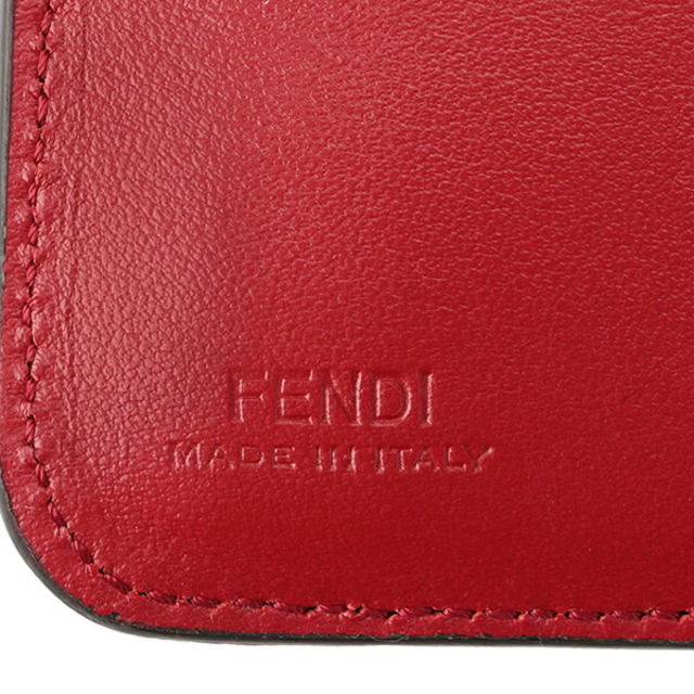 FENDI(フェンディ)の新品 フェンディ FENDI 2つ折り財布 エフ イズ フェンディ ロッソ レディースのファッション小物(財布)の商品写真