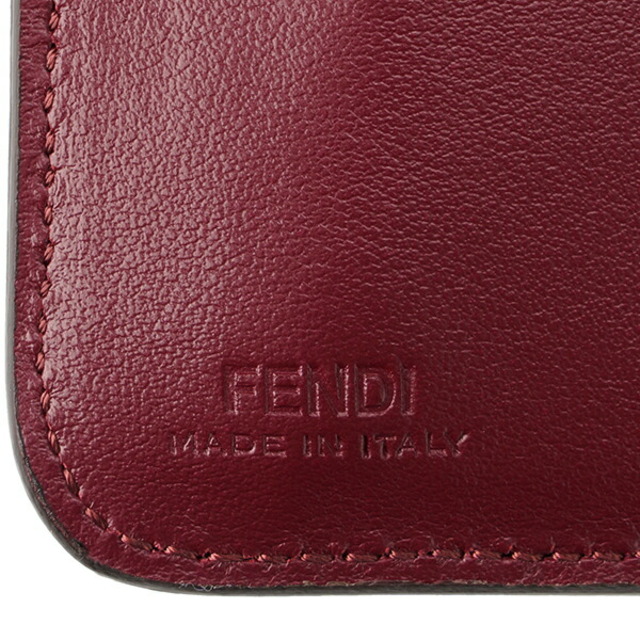 FENDI(フェンディ)の新品 フェンディ FENDI 2つ折り財布 エフ イズ フェンディ ロッソ レディースのファッション小物(財布)の商品写真