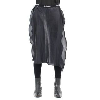 ヨウジヤマモト(Yohji Yamamoto)の中古sulvam”mensskirtleggingsレイヤードドレープスカパン(その他)