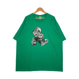 シュプリーム 22AWエレファント Tシャツ グリーン Size XXL(Tシャツ/カットソー(半袖/袖なし))