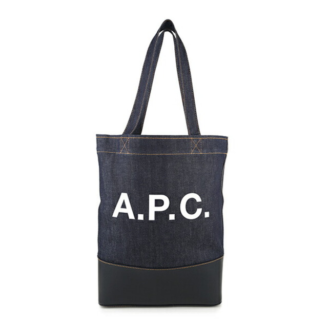 新品 アーペーセー A.P.C. トートバッグ アクセル ブルー系 青 ネイビー 濃紺