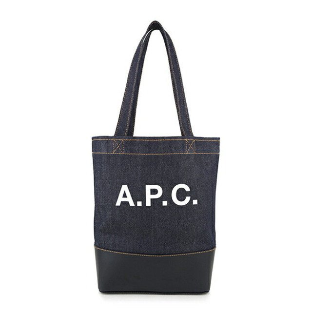 A.P.C(アーペーセー)の新品 アーペーセー A.P.C. トートバッグ アクセル ブルー系 青 ネイビー 濃紺 レディースのバッグ(トートバッグ)の商品写真