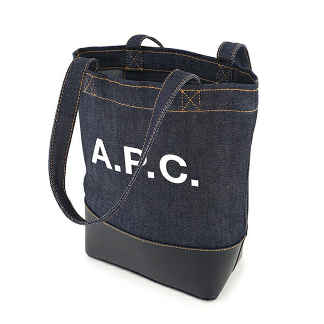 新品 アーペーセー A.P.C. トートバッグ アクセル ブルー系 青 ネイビー 濃紺