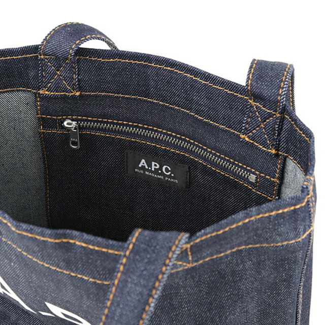 新品 アーペーセー A.P.C. トートバッグ アクセル ブルー系 青 ネイビー 濃紺