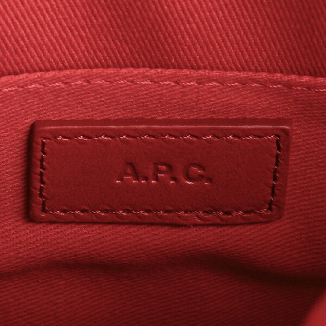 A.P.C(アーペーセー)の新品 アーペーセー A.P.C. ショルダーバッグ サック デミ ルネ レッド 赤 レディースのバッグ(ショルダーバッグ)の商品写真
