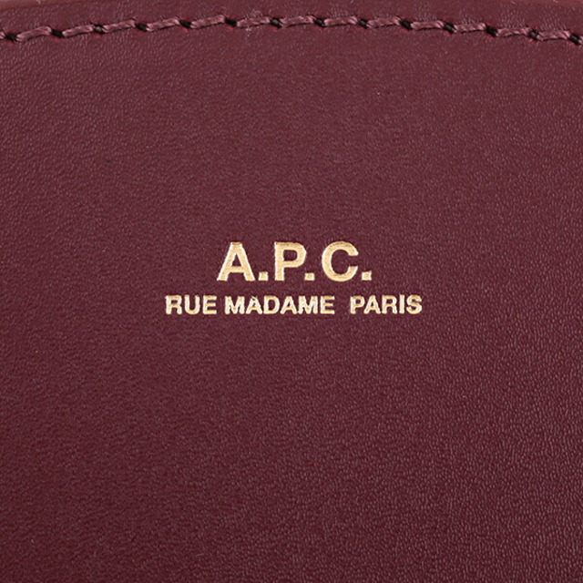 A.P.C(アーペーセー)の新品 アーペーセー A.P.C. ショルダーバッグ サック デミ ルネ レッドブラウン 赤茶 レディースのバッグ(ショルダーバッグ)の商品写真