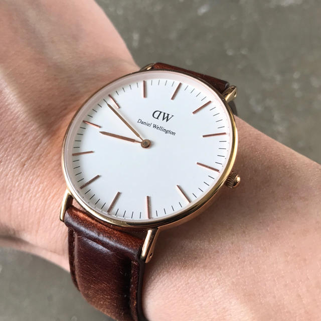 Daniel Wellington(ダニエルウェリントン)のDaniel Wellington 腕時計 すもーくちーず様専用♪ メンズの時計(レザーベルト)の商品写真